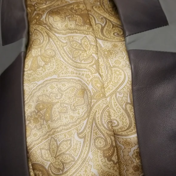 Gorgeous multicolored gray leather jacket XS - Picture 7 of 9